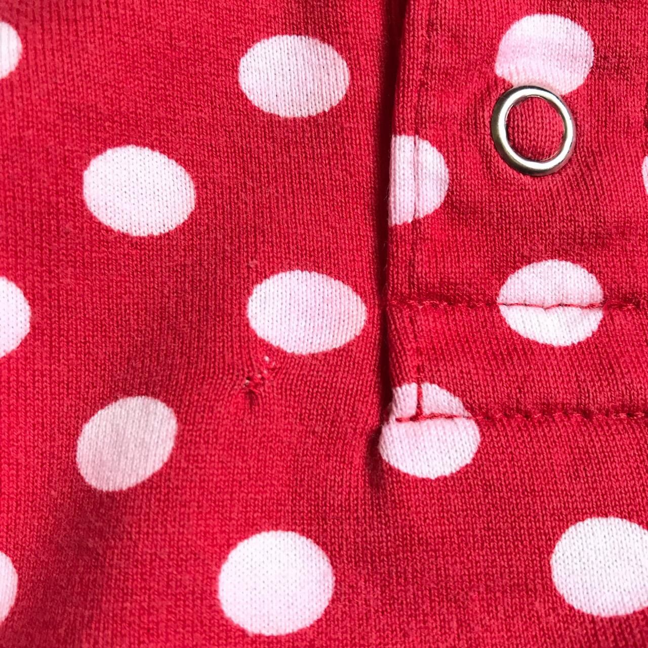 ヨーロッパ古着 marimekko マリメッコ ドット柄 ヘンリーネック