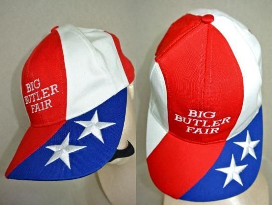 アメリカ古着　CAP　星条旗柄キャップ　kati BIG BUTLER FAIR　赤/白/青 -  ヨーロッパやアメリカのヴィンテージ古着なら｜古着屋ChuPa