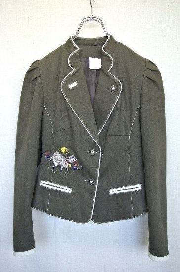 ヨーロッパ古着　チロル刺繍　スーツ　セットアップ　2ピース - ヨーロッパやアメリカのヴィンテージ古着なら｜古着屋ChuPa