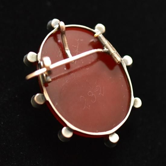 アンティークジュエリー - ストーンカメオ - ハードストーンカメオ