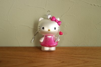 Hello Kitty 魔法の杖 / ガラス オーナメント Hello Kitty
