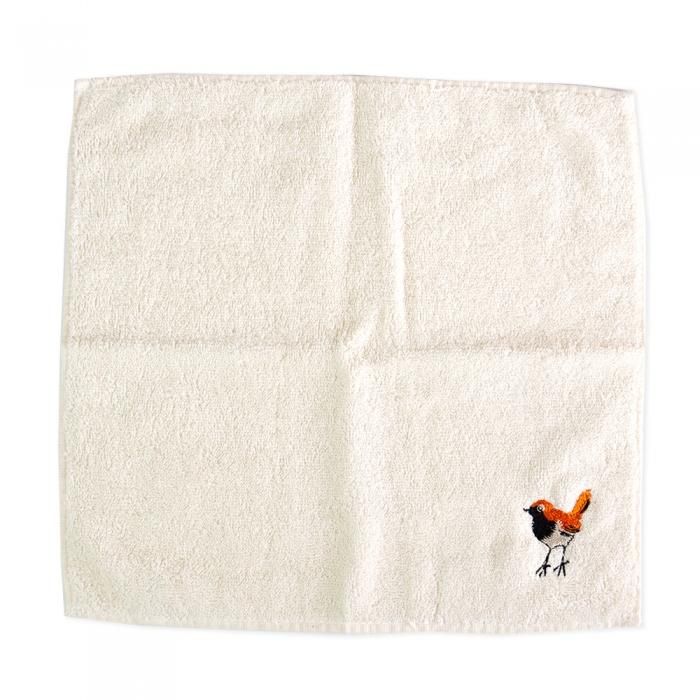 アカヒゲ刺繍のタオルハンカチ 今治タオル 奄美大島特産品販売ショップ がじゅmarine アカヒゲ刺繍のタオルハンカチ 今治タオル 奄美大島特産品販売ショップ がじゅmarine