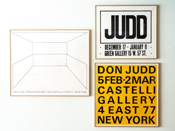 Don Judd Exhibition Poster, Leo Castelli Gallery, 1970 - Playmountain