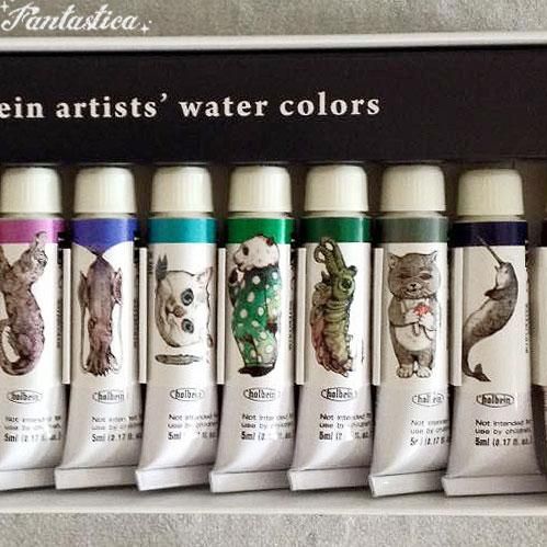 ヒグチユウコ】ホルベイン 2016コラボ・水彩絵具12色セット（B