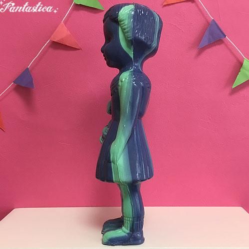 クロネットドール　2体セット クロネットドール ホワイト＆ブルー・ストライプ−A White & Blue