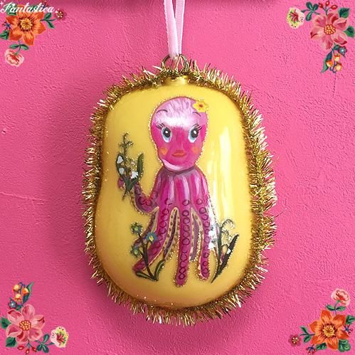 ナタリー・レテ】オーナメント オクトパス・ピロー タコのピロウ