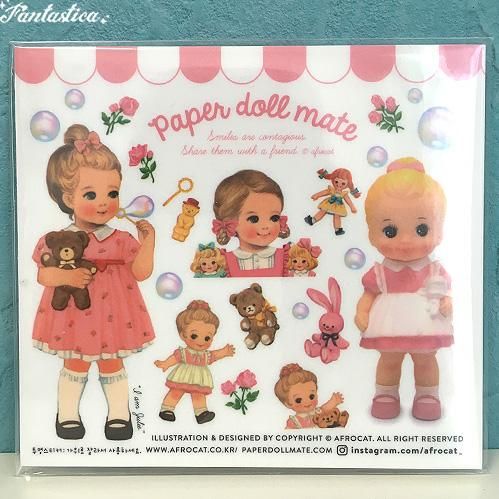 ペーパードールメイト カッティング ステッカー ジュリー Paper Doll Mate Cutting Sticker Julie