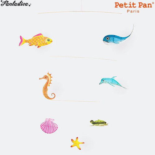 Petit Pan プチパン】海洋生物のモビール Mobile Sea