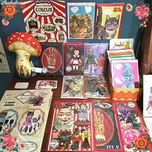 ナタリー・レテ】転写シート＆グリーティングカード リトル・レッド 赤