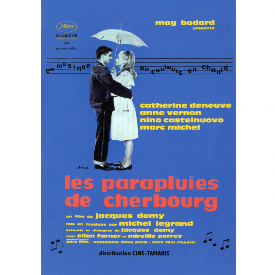 【ジャック・ドゥミ】復刻版ポスター シェルブールの雨傘（送料無料） Poster Les Parapluies de Cherbourg
