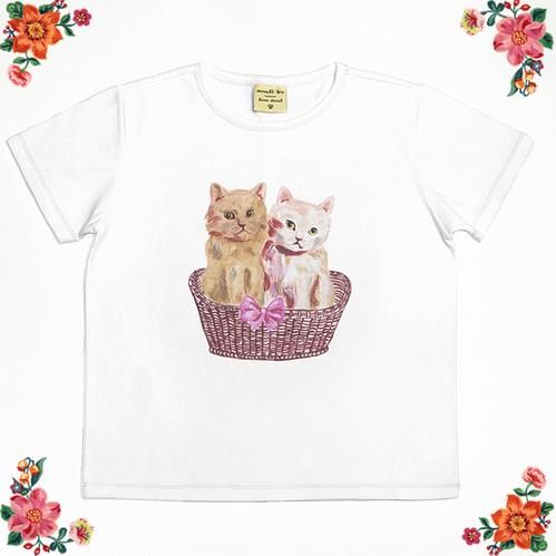 ナタリー・レテ Tシャツ トゥー・キティーズ　子猫たちのプルオーバー ナタリー・レテ】Tシャツ トゥー・キティーズ 子猫たちのプル