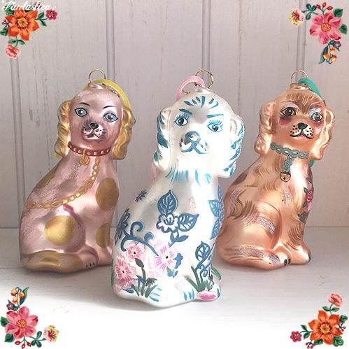 アスティエ☆キャバリア 犬　オーナメント ナタリー・レテ】オーナメント スタッフォードシャードッグ・ブロンド