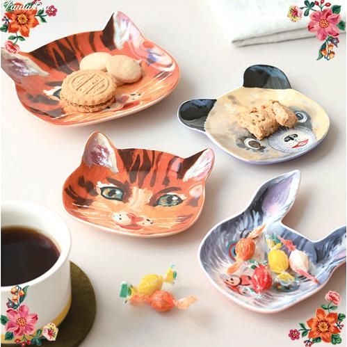 人気特価をすべて ナタリー・レテ】ダイカット・プレート ベアー ベア Lサイズ 食器
