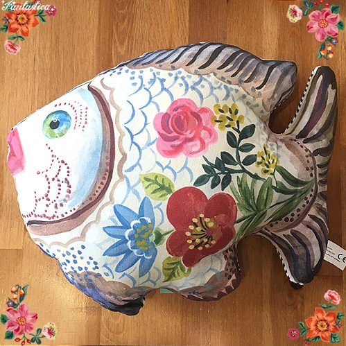 【ナタリー・レテ】ドール・クッション マザー・フィッシュ Large Fish Doll お母さん魚のぬいぐるみ人形