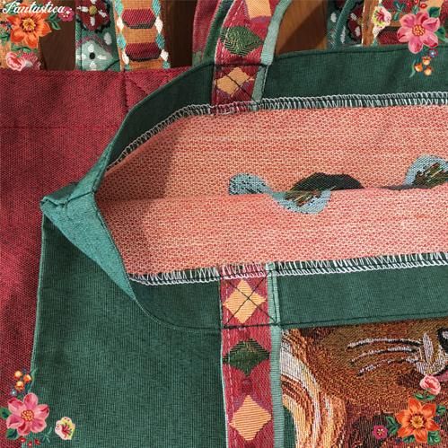 新品　ナタリーレテ　レクタングル トートバッグ　スクイレル　りす　リス ナタリー・レテ】レクタングル・トートバッグ スクイレル 子リス