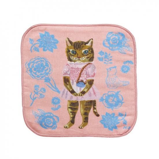 新品　ナタリーレテ　ハンカチ　キャット　猫　ねこ　ネコ ナタリー・レテ】ハンカチ キャッツ ナタリーの猫ハンカチ