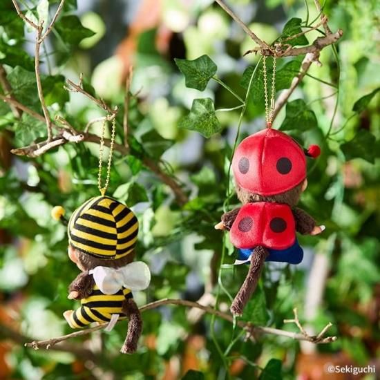 Sekiguchi セキグチ モンチッチ キーチェーン かぶと虫　昭和レトロ Amazon.co.jp: [セキグチ] ぬいぐるみ モンチッチ てんとう虫 SS