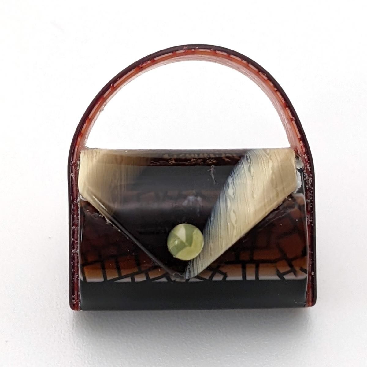 Lea Stein　リア・スタン　ブローチ　フランス　バレリーナ LEA STEIN リアスタン ブローチ バッグ