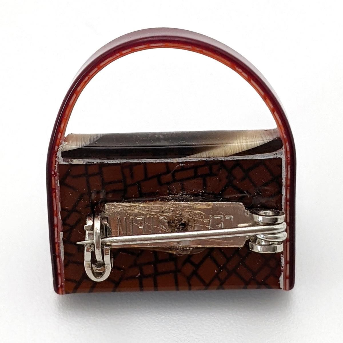 Lea Stein　リア・スタン　ブローチ　フランス　バレリーナ LEA STEIN リアスタン ブローチ 葉っぱ 5