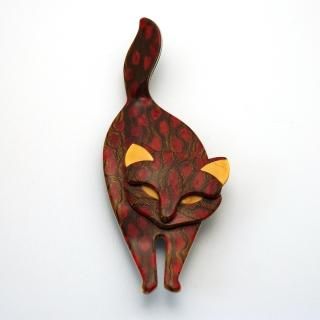 LEA STAIN リアスタン バッカス猫 ブローチ - Un Bouquet de