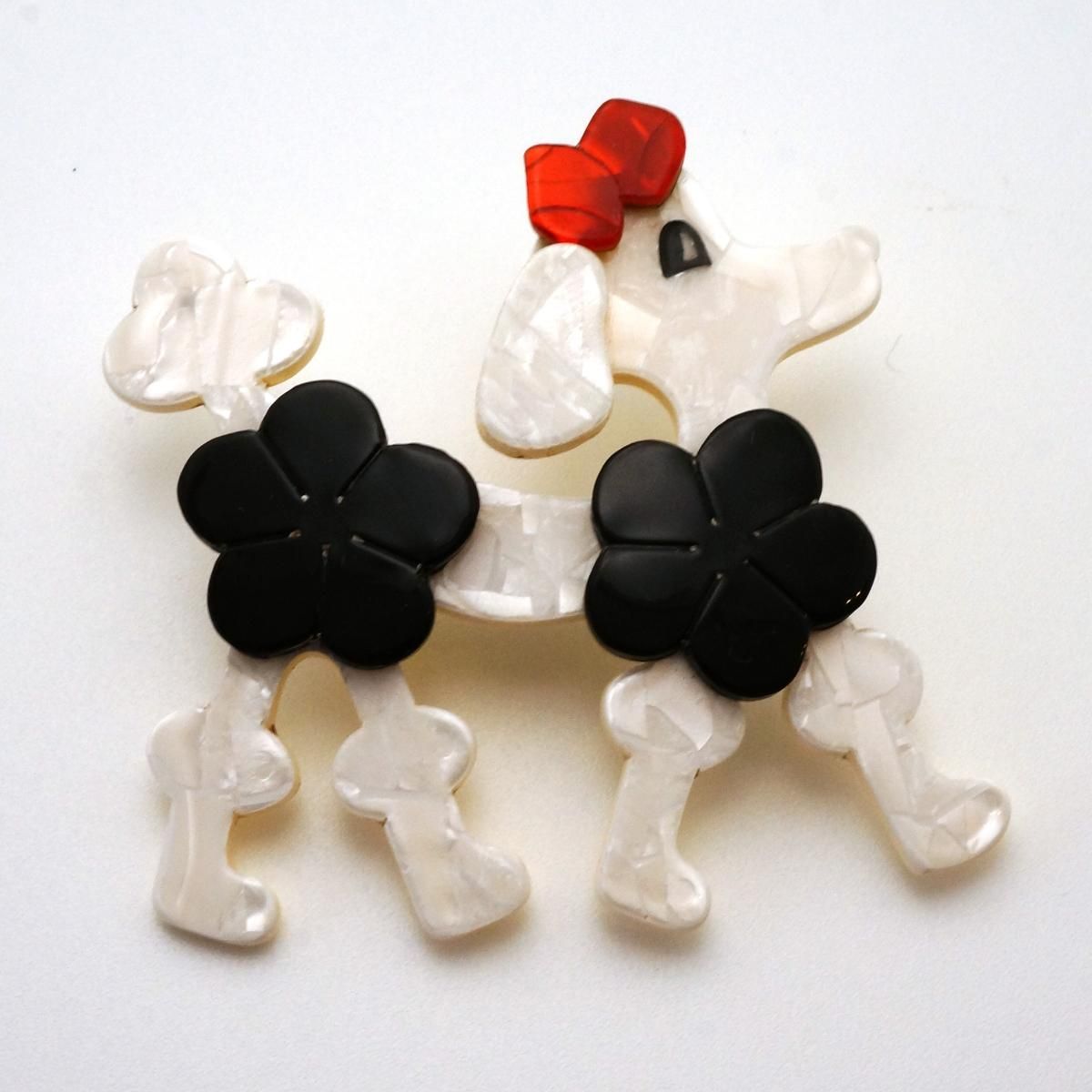 LEA STEIN リアスタン ブローチ 犬 プードル 2