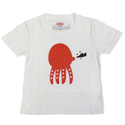 いきものデザインｔシャツ タコ 子供デザイン ショップ イシワタ キャラクターグッズ販売