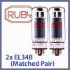Ruby Tube　 真空管 EL34B　マッチドペア