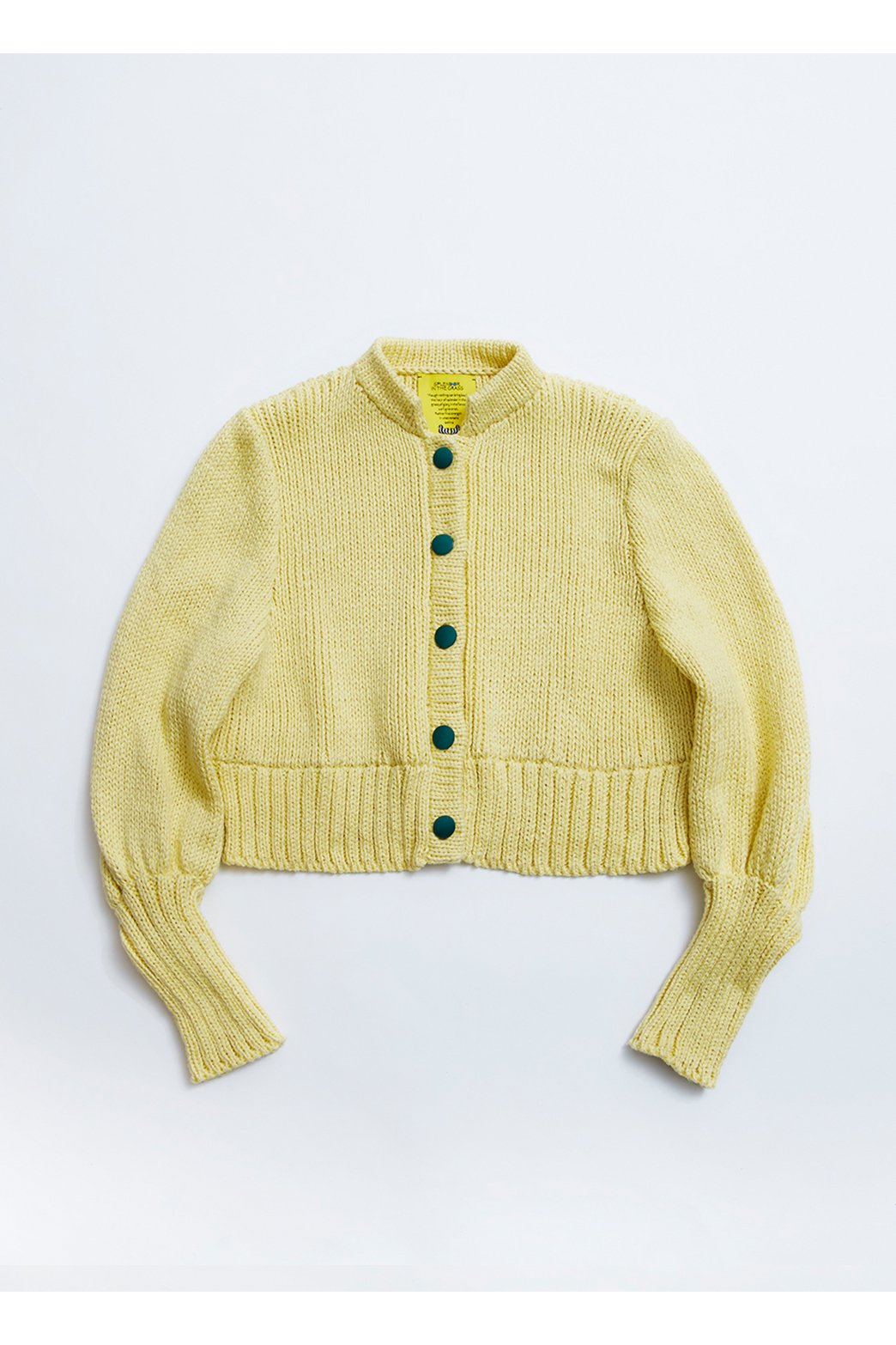 LEMON CUSTARD CAKE cotton cardigan - Romei