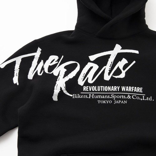 RATS SCRIPT BIG LOGO CROSS NECK HOODIE, - TRAVISオンラインショップ