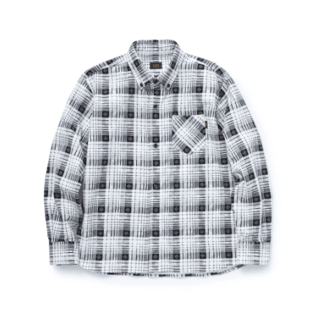 RATS B.D PRINT FLANNEL CHECK SHIRT - TRAVISオンラインショップ