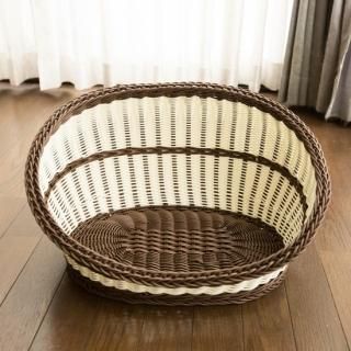 ラタン ボウル ベッド ナチュラル ブラウン □ シンシアジャパン