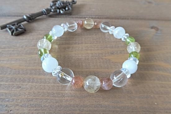 パワーストーンブレスレット　21 楽天市場】【日本銘石デザインブレスレット】タツナイト 黄 【 6