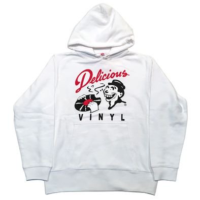 <img class='new_mark_img1' src='https://img.shop-pro.jp/img/new/icons50.gif' style='border:none;display:inline;margin:0px;padding:0px;width:auto;' />RAP ATTACK “Delicious × BBP” Official Collab Hoodie  ラップアタック “デリシャス×ビービーピー“オフィシャルコラボフーディー WHITE