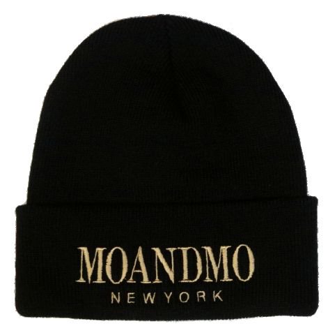 MO'&MO' ⡼ɥ⡼ MOANDMO KNIT CAP ⡼ɥ⡼˥åȥå BLACK