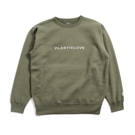 <img class='new_mark_img1' src='https://img.shop-pro.jp/img/new/icons50.gif' style='border:none;display:inline;margin:0px;padding:0px;width:auto;' />NEMES PLASTIC LOVE CREW NECK SWEAT OLIVE