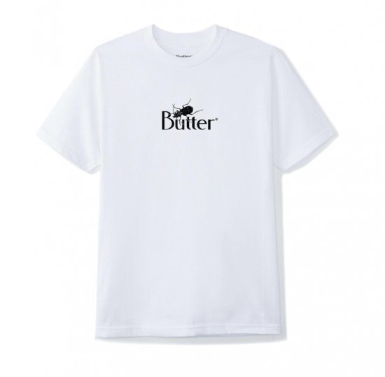 <img class='new_mark_img1' src='https://img.shop-pro.jp/img/new/icons50.gif' style='border:none;display:inline;margin:0px;padding:0px;width:auto;' />BUTTER GOODS Хå BUG CLASSIC LOGO TEE Х饷åƥ WHITE
