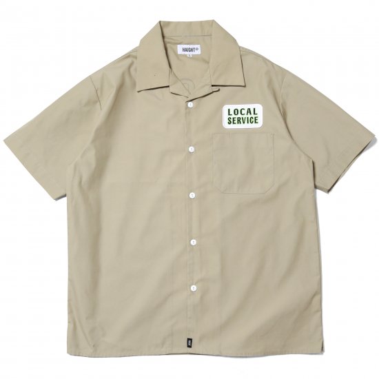 <img class='new_mark_img1' src='https://img.shop-pro.jp/img/new/icons50.gif' style='border:none;display:inline;margin:0px;padding:0px;width:auto;' />HAIGHT إ LOCAL SERVICE OPEN COLLAR SHIRT 륵ӥץ󥫥顼 SAND