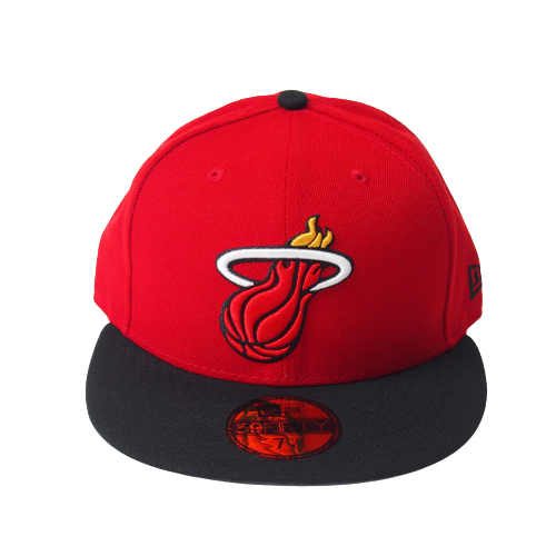 NEW ERA ˥塼 NBA 5950 Miami Heat Cap ˥塼  ޥ ҡ å RED x BLACK