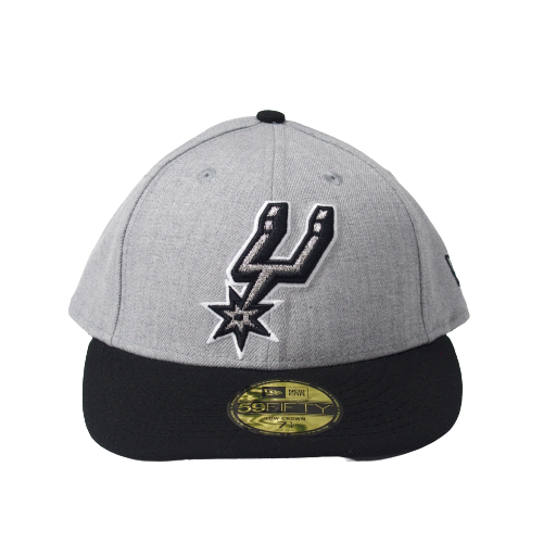 NEW ERA ˥塼 NBA 5950 LOW CROWN San Antonio Spurs Cap 饦 󥢥ȥ˥ ѡ å GRAY x BLACK