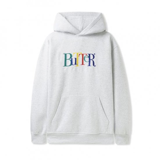 <img class='new_mark_img1' src='https://img.shop-pro.jp/img/new/icons50.gif' style='border:none;display:inline;margin:0px;padding:0px;width:auto;' />BUTTER GOODS Хå JUMBLE EMBROIDERED PULLOVER HOODIE ֥륨֥ɥץ륪Сաǥ ASH GRAY