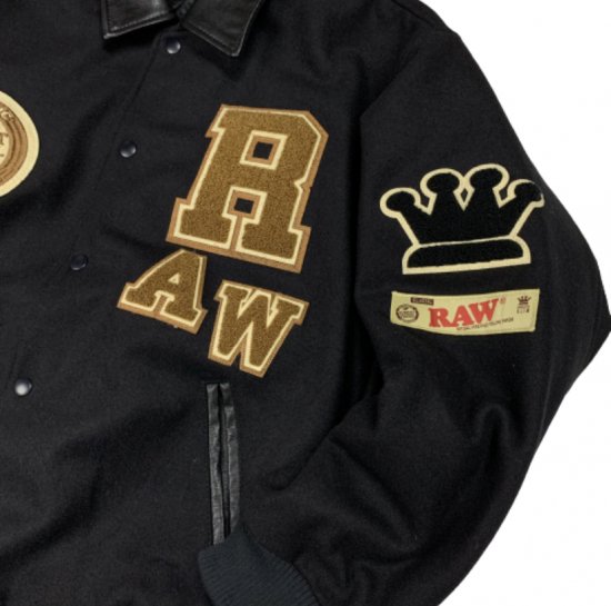 INTERBREED RAW VARSITY JACKET