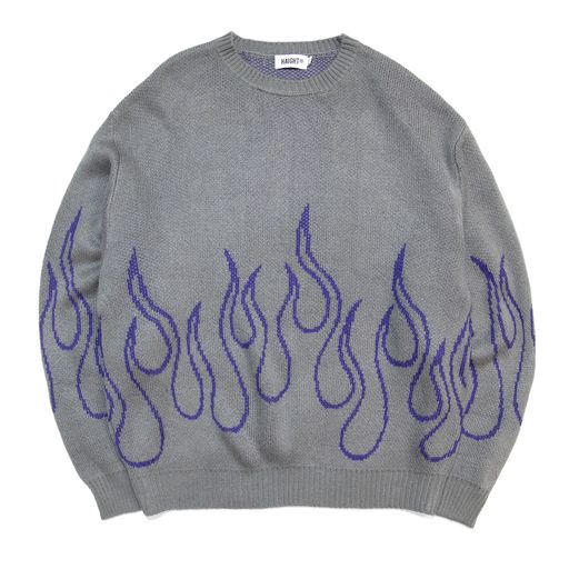 <img class='new_mark_img1' src='https://img.shop-pro.jp/img/new/icons50.gif' style='border:none;display:inline;margin:0px;padding:0px;width:auto;' />HAIGHT إ FLAMES SWEATER ե쥤ॻ GRAY