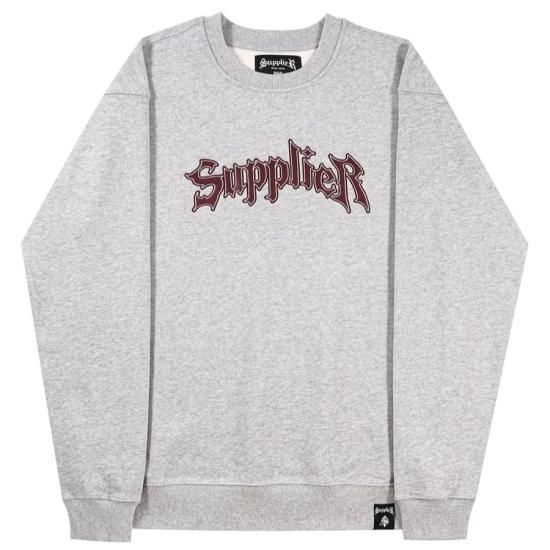 SUPPLIER スウェット パイソンロゴ black XL-