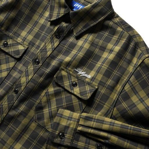 【美品】LFYT エルエフワイティー クラッシック ヘヴィーネルシャツ 紺 L EIGHTY'S ANTIQUES ONLINE SHOP