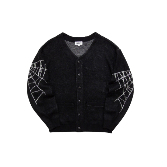 <img class='new_mark_img1' src='https://img.shop-pro.jp/img/new/icons50.gif' style='border:none;display:inline;margin:0px;padding:0px;width:auto;' />HAIGHT إ SPIDER CARDIGAN ѥǥ BLACK