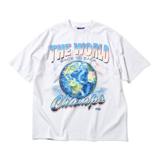 LFYT 륨ե磻ƥ WORLD CHAMPS TEE TYPE9 VINTAGE EDITION ɥץƥף WHITE