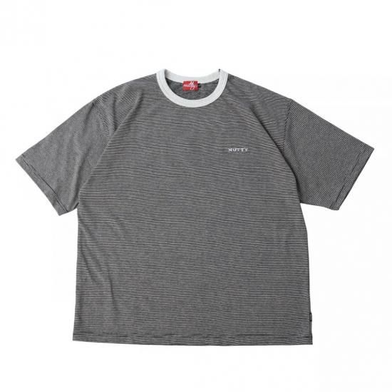 <img class='new_mark_img1' src='https://img.shop-pro.jp/img/new/icons15.gif' style='border:none;display:inline;margin:0px;padding:0px;width:auto;' />nuttyclothing ʥåƥ MULTI BORDER LOGO T-SHIRT ޥܡƥ BLACK