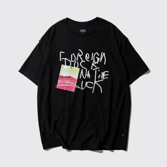 <img class='new_mark_img1' src='https://img.shop-pro.jp/img/new/icons15.gif' style='border:none;display:inline;margin:0px;padding:0px;width:auto;' />DEMARCOLAB ǥޥ륳 FOREIGN DUCK REV.TEE եåƥ BLACK