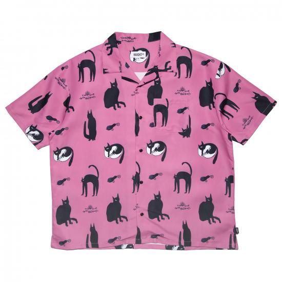 <img class='new_mark_img1' src='https://img.shop-pro.jp/img/new/icons15.gif' style='border:none;display:inline;margin:0px;padding:0px;width:auto;' />HAIGHT إ KB CATS OPEN COLLAR SHIRT ӡåĥץ󥫥顼 PINK