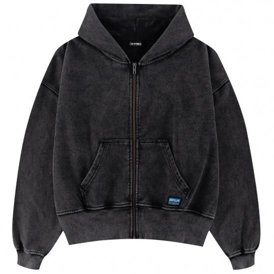 <img class='new_mark_img1' src='https://img.shop-pro.jp/img/new/icons50.gif' style='border:none;display:inline;margin:0px;padding:0px;width:auto;' />SPLR ԡ륢 CHEMICAL DYE ZIP HOODIE ߥåץաǥ BLACK